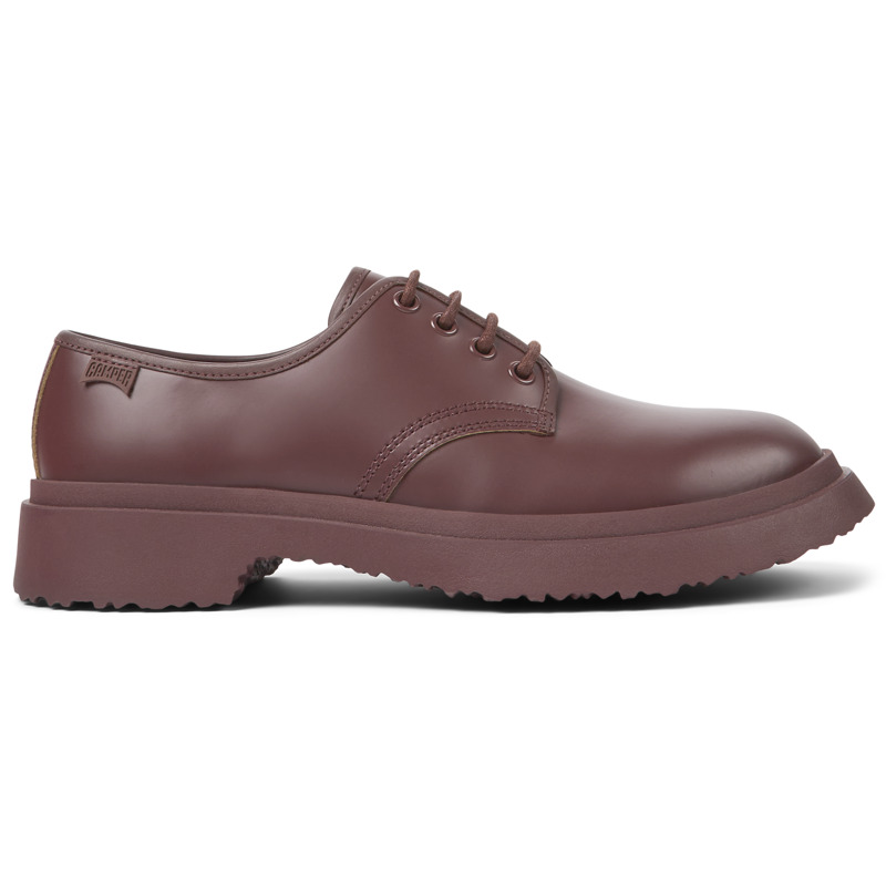 CAMPER Walden - Formal Shoes For Women - Burgundy, Size 39, Smooth Leather