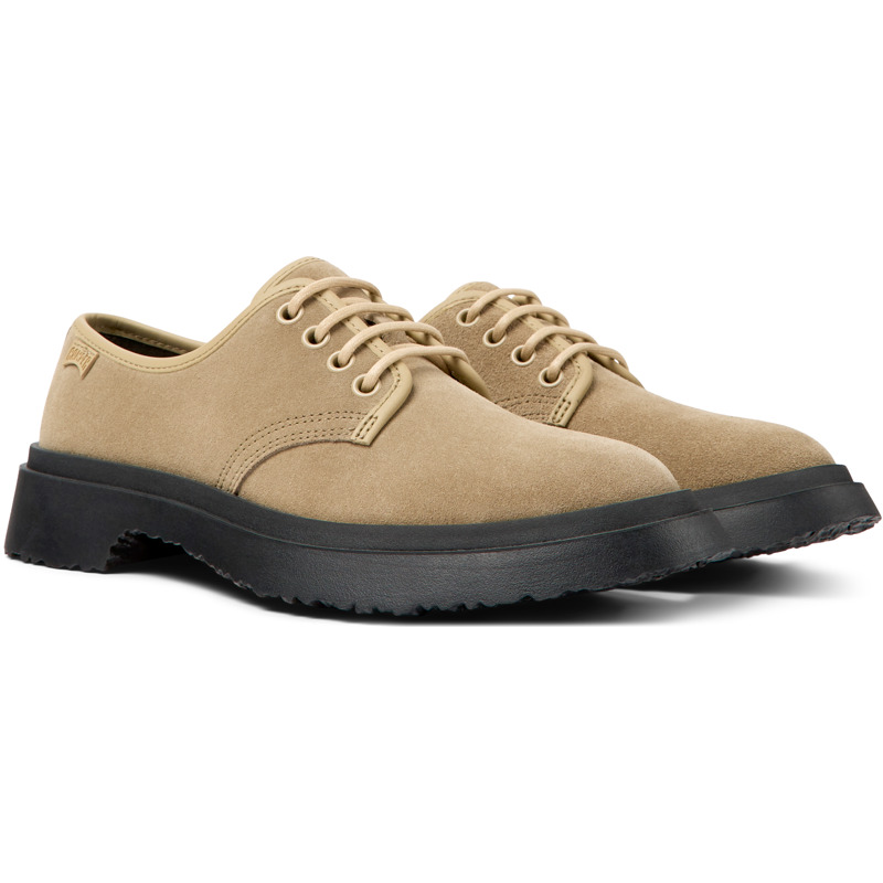 Camper Walden - Formal Shoes For Women - Beige, Size 35, Suede