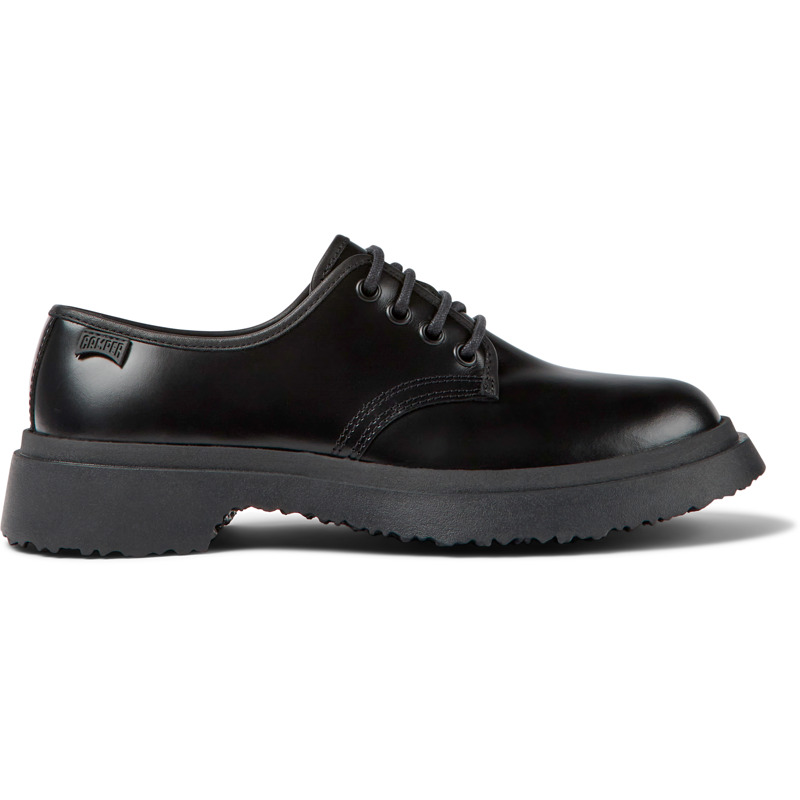 CAMPER Walden - Lace-up For Women - Black, Size 36, Smooth Leather