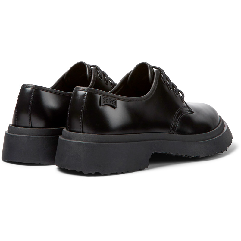 CAMPER Walden - Lace-up For Women - Black, Size 38, Smooth Leather
