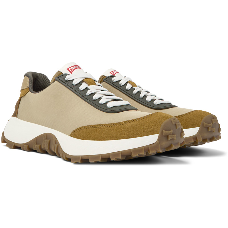 Camper Drift Trail Vibram - Sneakers Para Mujer - Beige, Talla 5, Textil/Piel Vuelta