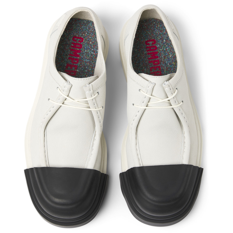CAMPER Junction - Formal Shoes For Women - White, Size 37, Smooth Leather