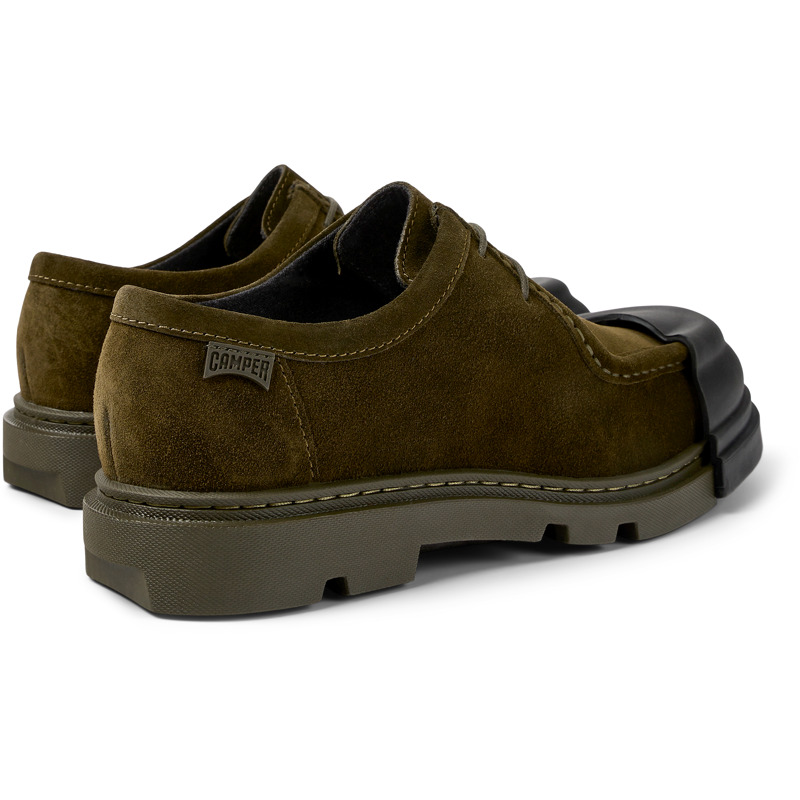 CAMPER Junction - Elegante Schuhe Für Damen - Grün, Größe 38, Veloursleder