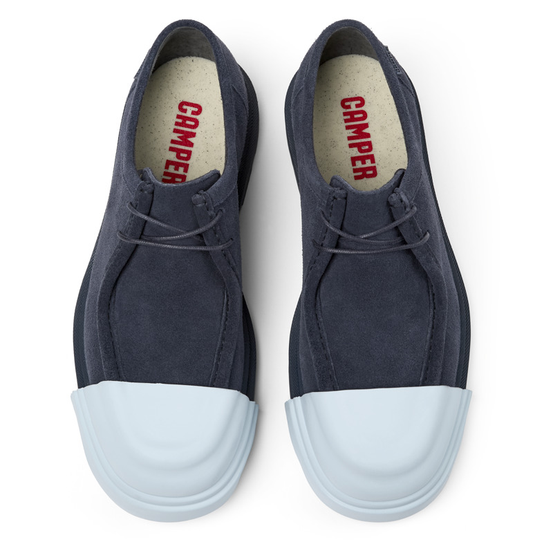 CAMPER Junction - Elegante Schuhe Für Damen - Blau, Größe 39, Veloursleder