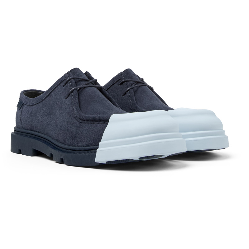 CAMPER Junction - Elegante Schuhe Für Damen - Blau, Größe 39, Veloursleder