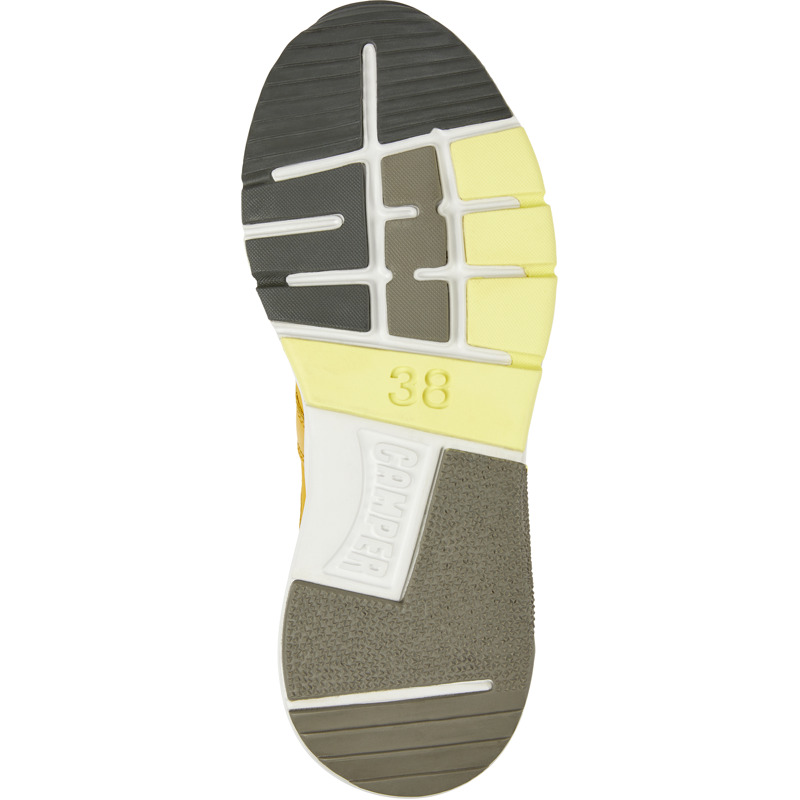 CAMPER Drift - Sneaker Für Damen - Gelb,Weiß, Größe 36, Textile/Glattleder