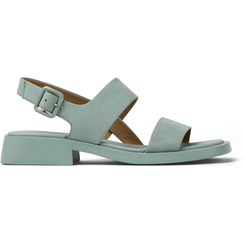 CAMPER Dana - Sandalias para Mujer - Verde, talla 35, Ante o Piel Vuelta