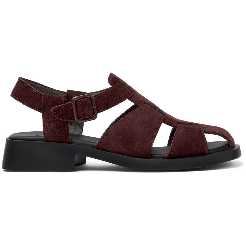 Camper Dana In Burgundy