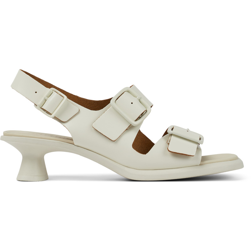 CAMPER Dina - Sandals For Women - White, Size 38, Smooth Leather