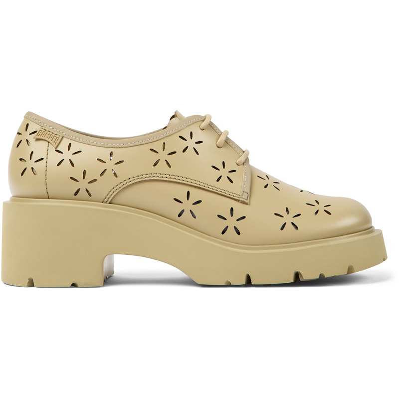CAMPER Milah - Zapatos de vestir para Mujer - Beige, talla 36, Piel Lisa
