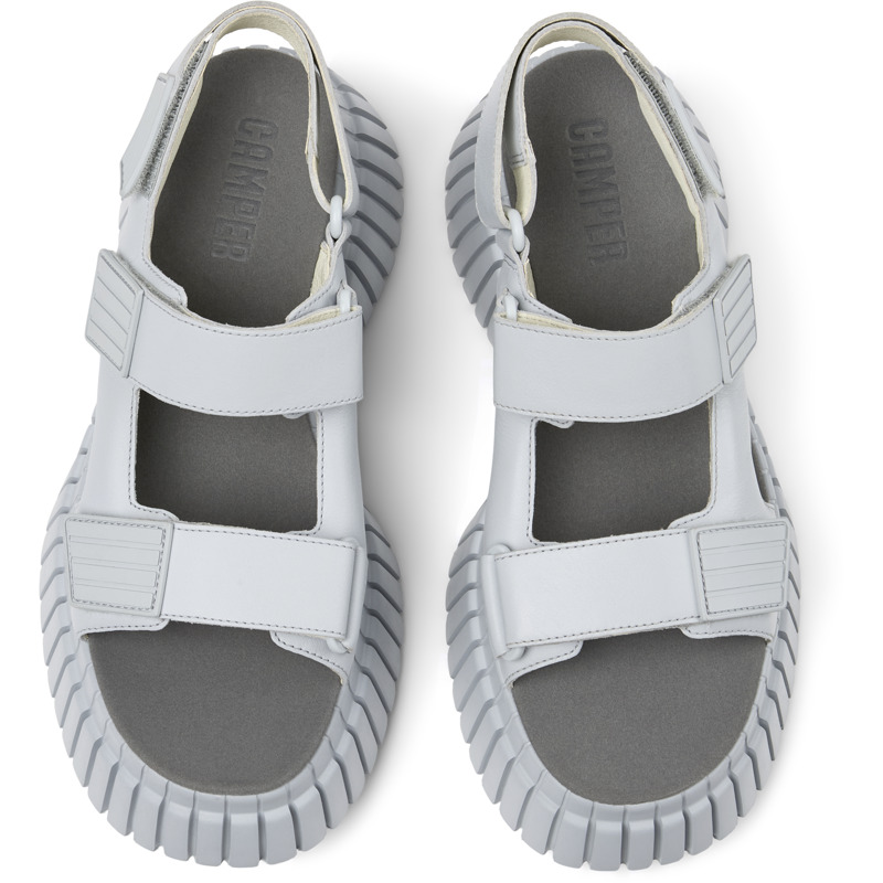 CAMPER BCN - Sandals For Women - Grey, Size 9, Smooth Leather