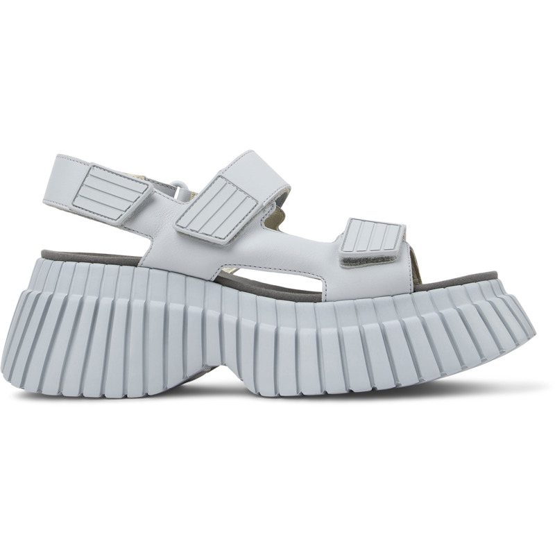 CAMPER BCN - Sandalen Für Damen - Grau, Größe 37, Glattleder