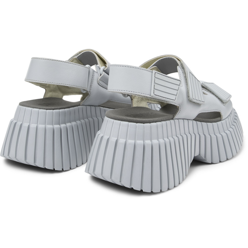 Camper Bcn - Sandals For Women - Grey, Size 36, Smooth Leather