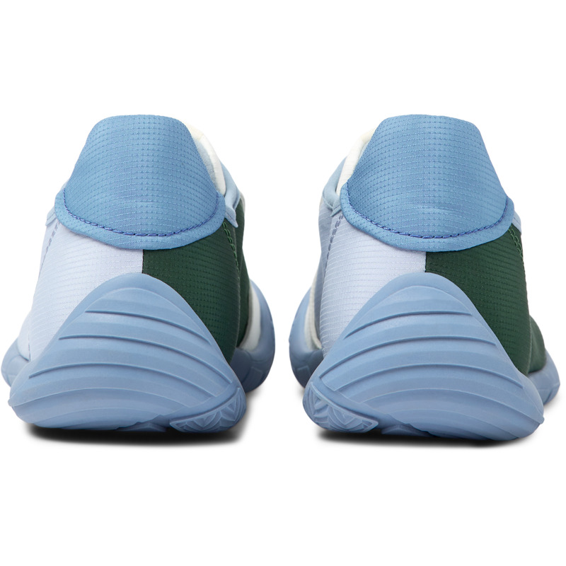 CAMPER Twins - Sneakers For Women - Blue,Green,White, Size 40, Cotton Fabric