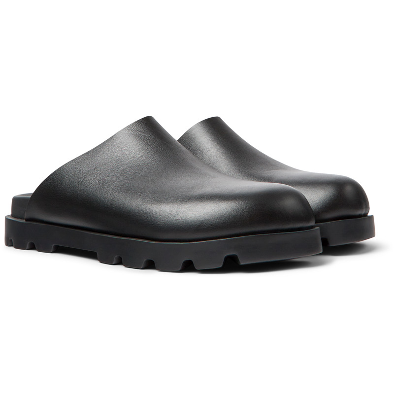 Camper Brutus Sandal - Sandals For Women - Black, Size 39, Smooth Leather