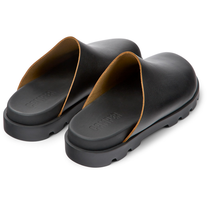 CAMPER Brutus Sandal - Sandals For Women - Black, Size 39, Smooth Leather