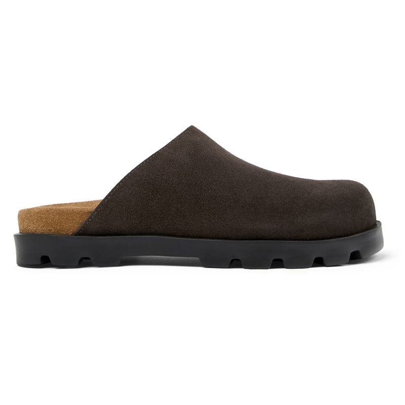 CAMPER Brutus Sandal - Clogs Για Γυναικεία - Γκρι, Μέγεθος 35, Suede