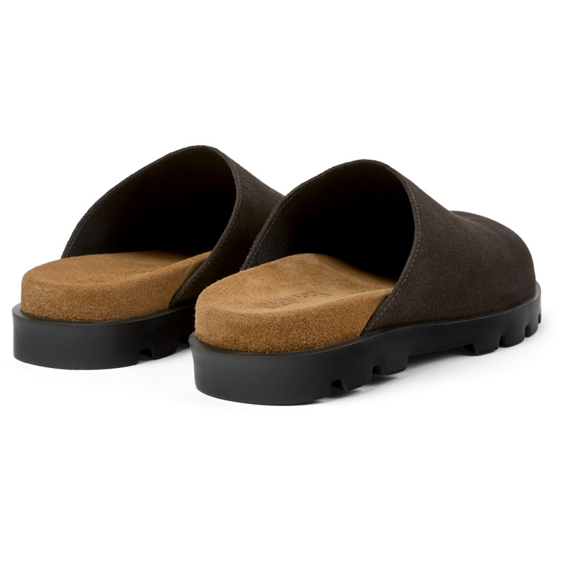 CAMPER Brutus Sandal - Clogs Για Γυναικεία - Γκρι, Μέγεθος 35, Suede