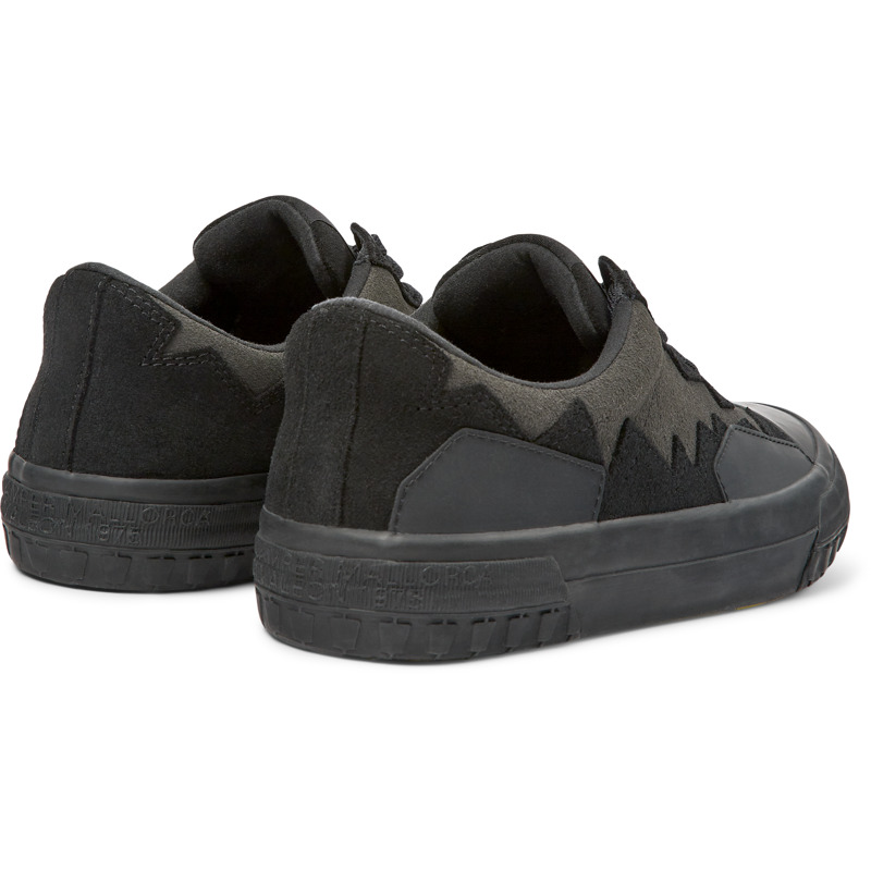 CAMPER Camaleon Safa - Sneakers For Women - Grey,Black, Size 5, Cotton Fabric