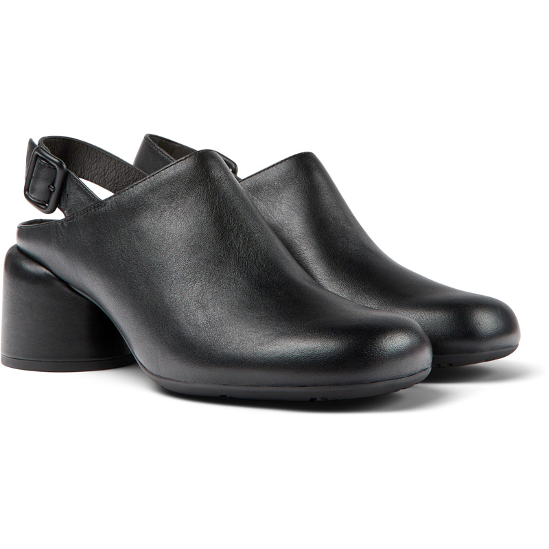 Camper Niki - Clogs For Women - Black, Size 37, Smooth Leather