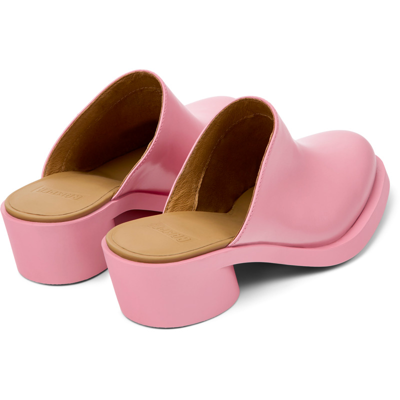 CAMPER Bonnie - Clogs For Women - Pink, Size 37, Smooth Leather