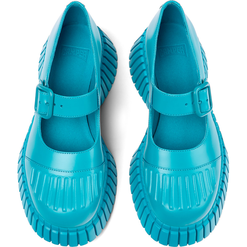 Camper Bcn - Ballerinas For Women - Blue, Size 40, Smooth Leather