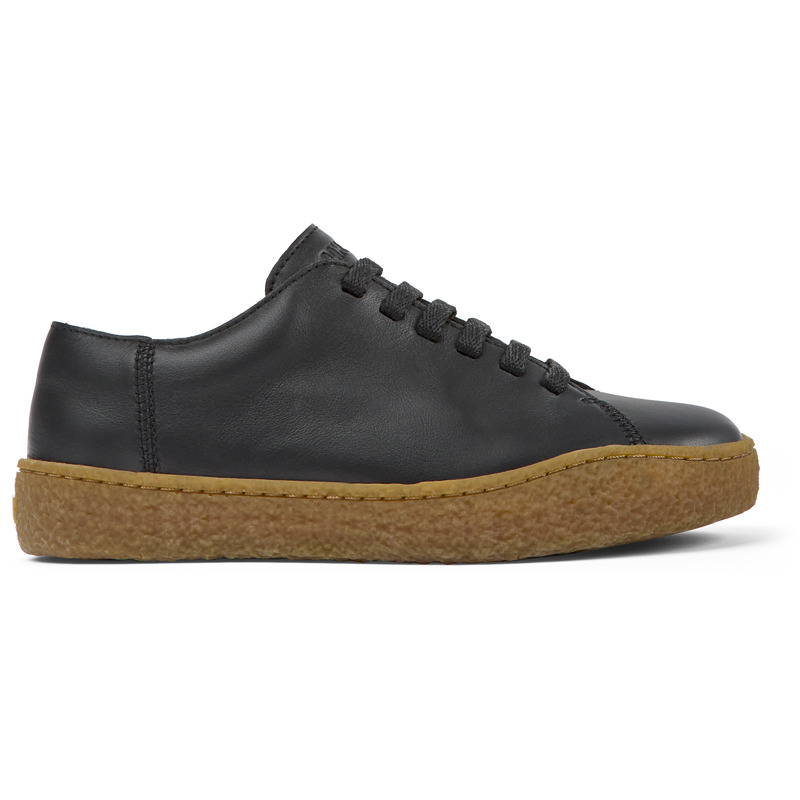 CAMPER Peu Terreno - Lace-up For Women - Black, Size 37, Smooth Leather
