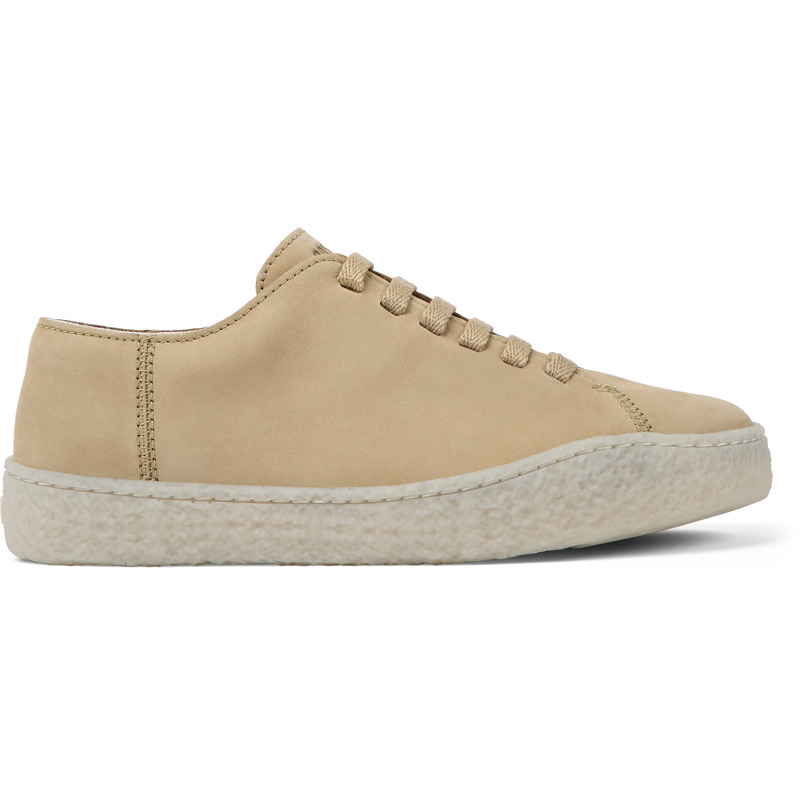 CAMPER Peu Terreno - Lace-up For Women - Beige, Size 40, Suede