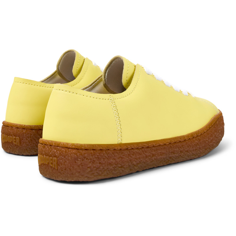 CAMPER Peu Terreno - Sneakers For Women - Yellow, Size 35, Smooth Leather