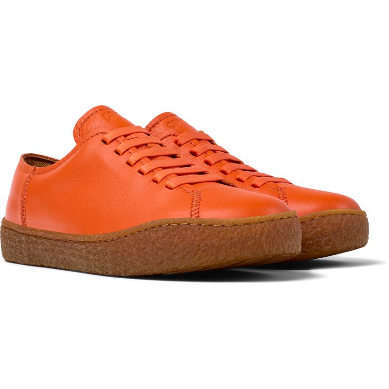 CAMPER Peu Terreno - Sneaker Für Damen - Orange, Größe 35, Glattleder