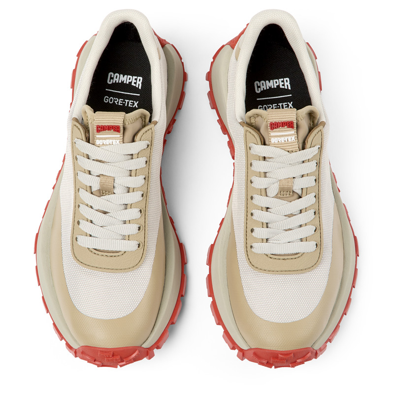CAMPER Drift Trail VIBRAM - Sneakers For Women - Grey,Beige, Size 35, Cotton Fabric