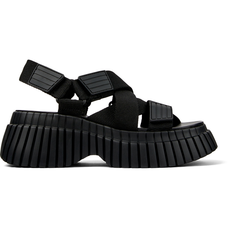 CAMPER BCN - Sandalias para Mujer - Negro, talla 36, Textil