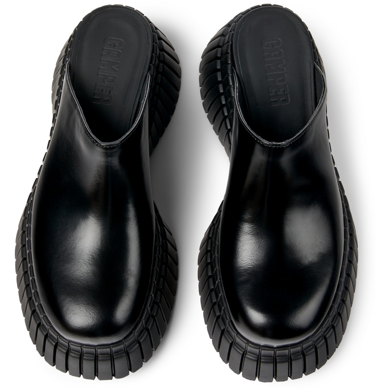 Camper Bcn - Clogs For Women - Black, Size 37, Smooth Leather