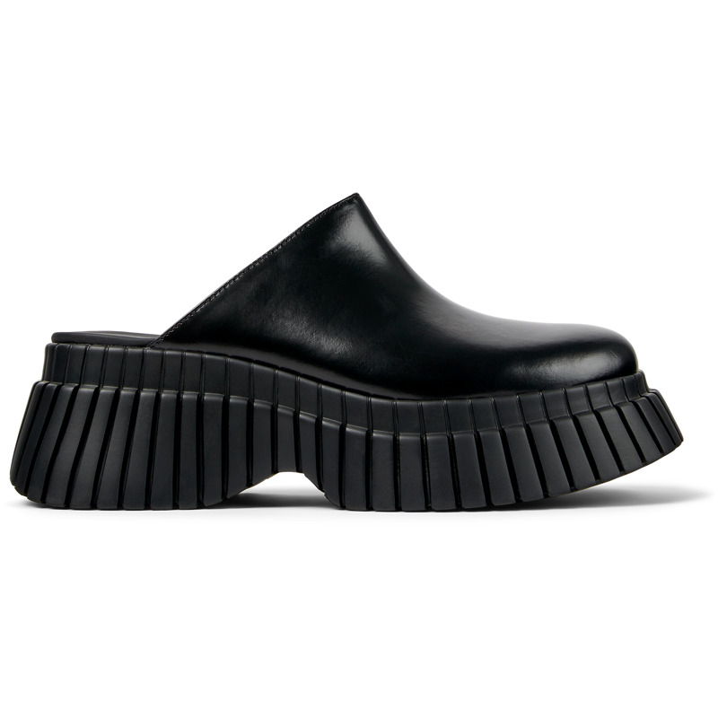 CAMPER BCN - Clogs For Women - Black, Size 36, Smooth Leather