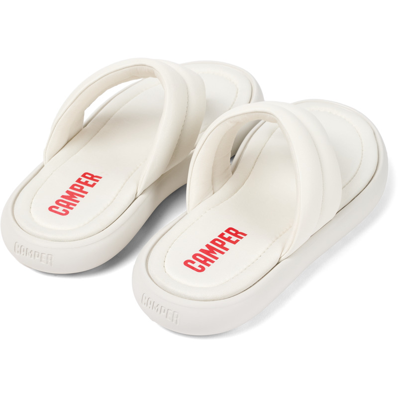 CAMPER Pelotas Flota - Sandals For Women - White, Size 41, Smooth Leather