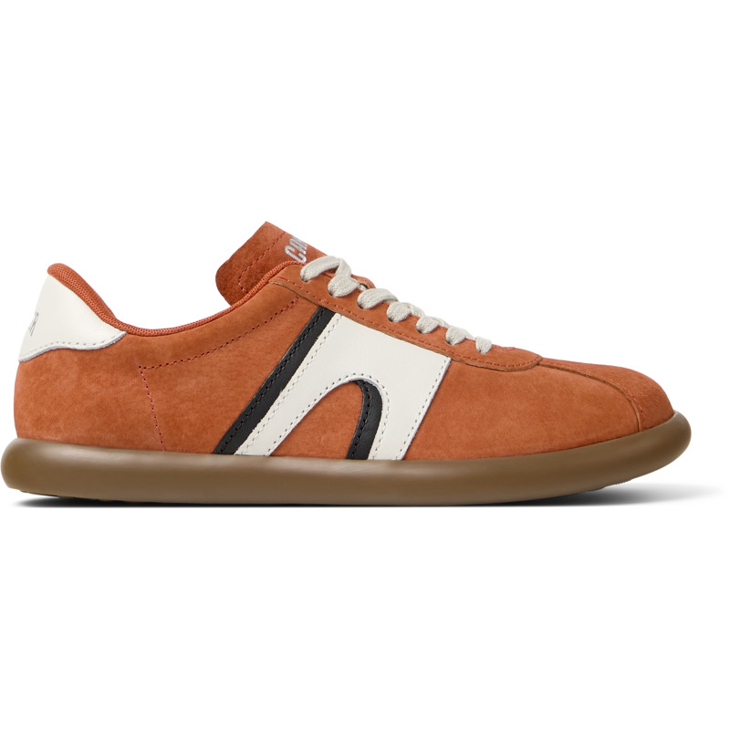 CAMPER Pelotas Soller - Casual para Mujer - Naranja, talla 35, Piel Vuelta/Piel Lisa