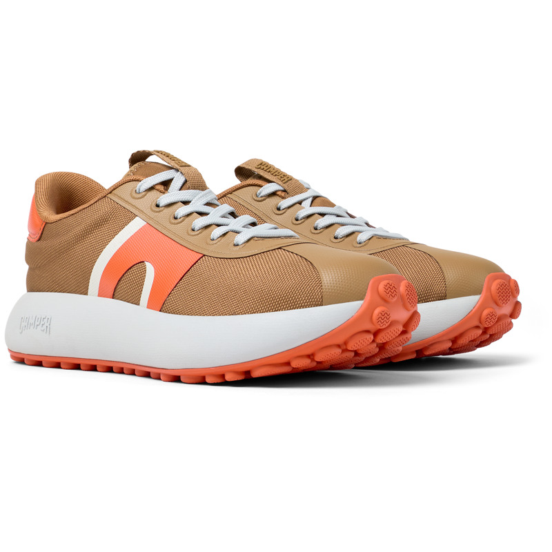 Camper Pelotas Athens Mesh Sneakers In Brown