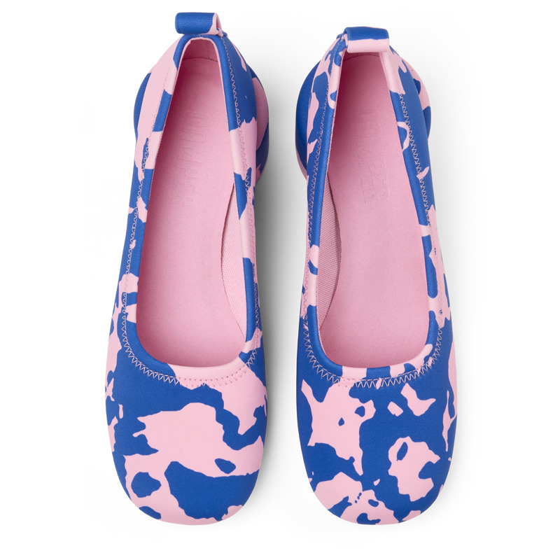 Camper Niki - Formal Shoes For Women - Pink, Blue, Size 37, Cotton Fabric