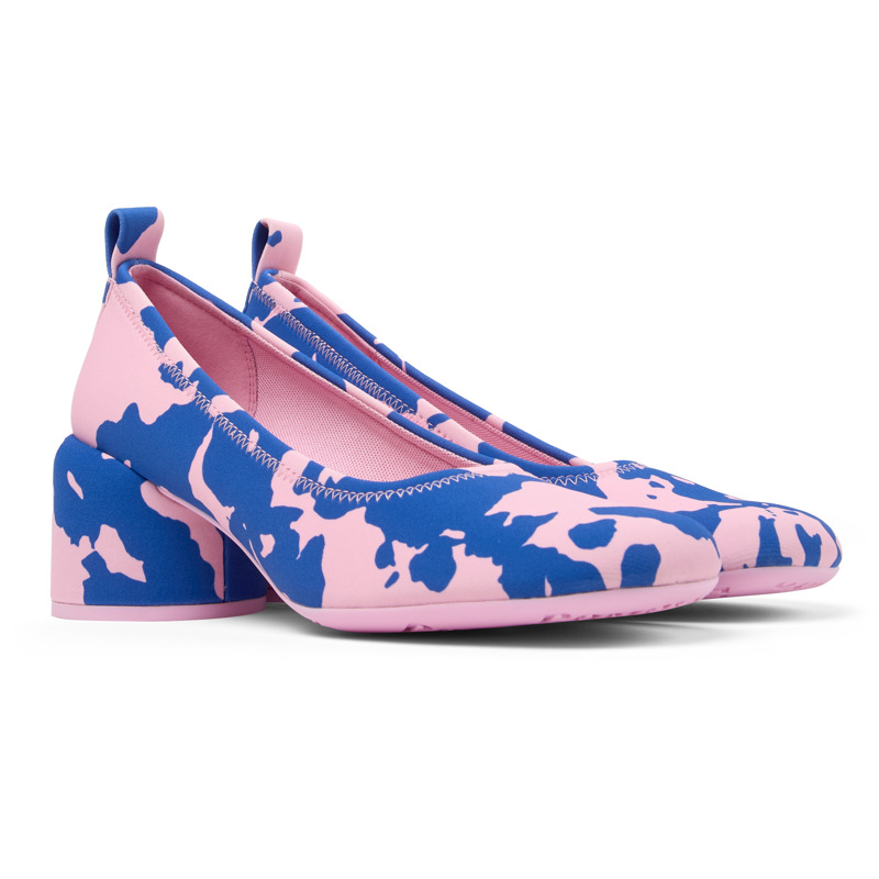 Camper Niki - Zapatos De Vestir Para Mujer - Rosa, Azul, Talla 41, Textil