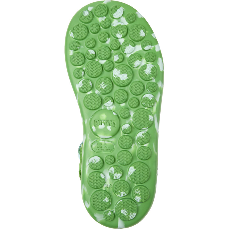  CAMPER Pelotas Flota - Πέδιλα Για Γυναικεία - Πράσινο,Λευκό, Μέγεθος 37, Cotton fabric - 4