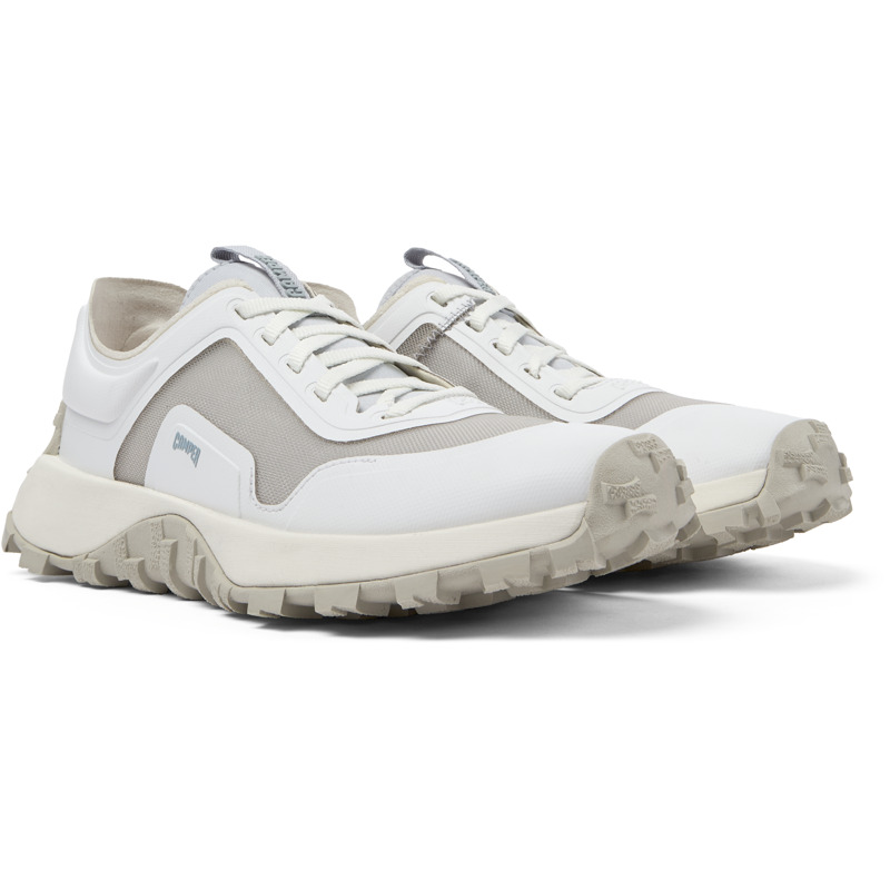 CAMPER Drift Trail - Sneakers For Women - White,Grey, Size 6, Cotton Fabric