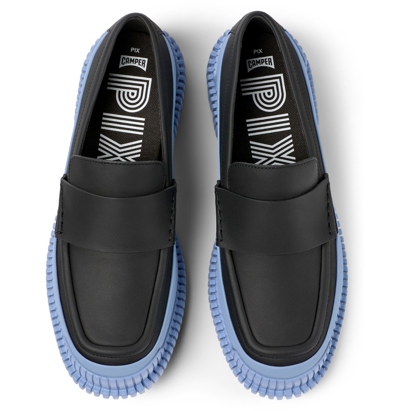 CAMPER Pix - Elegante Schuhe Für Damen - Schwarz,Blau, Größe 40, Glattleder
