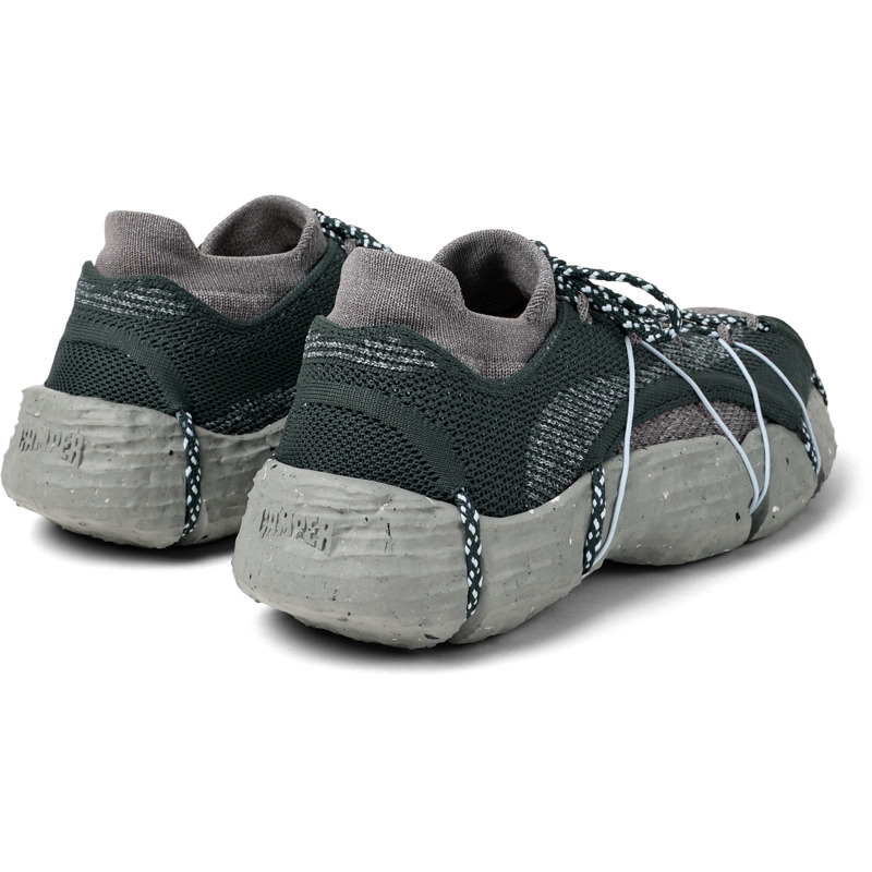 CAMPER ROKU - Sneakers For Women - Green,Blue,Grey, Size 39, Cotton Fabric