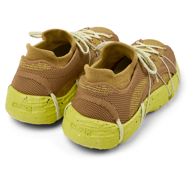  CAMPER ROKU - Sneakers Για Γυναικεία - Καφέ,Κίτρινο, Μέγεθος 36, Cotton fabric - 3