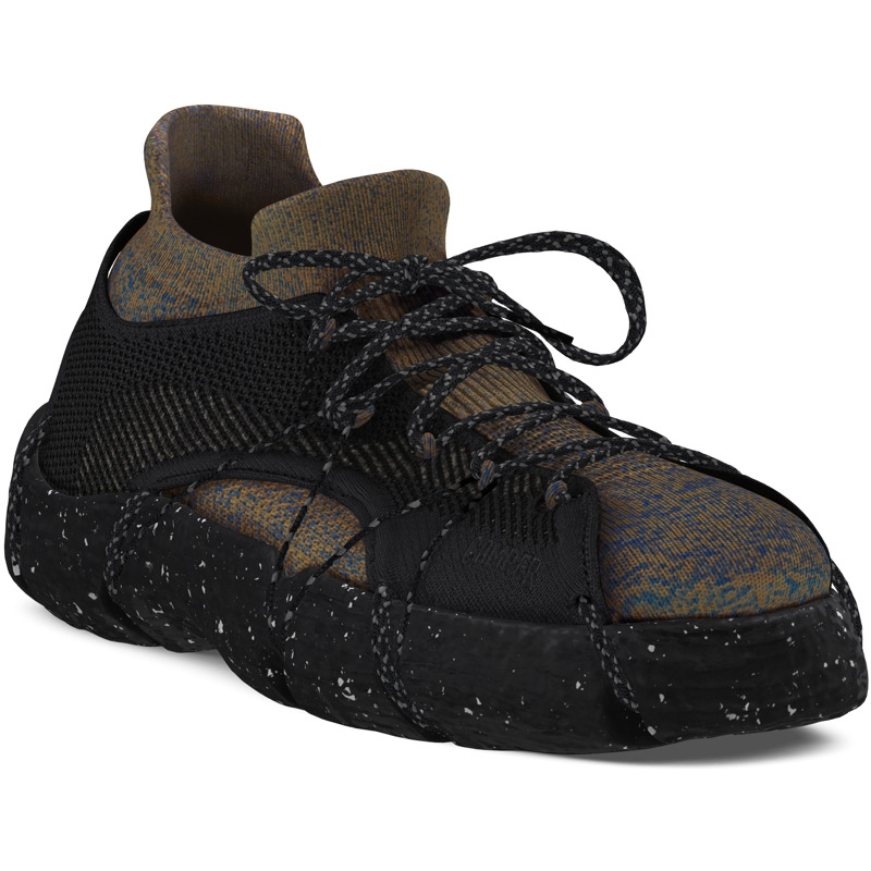 Camper Custom Roku - Zapatillas Para Mujer - Negro, Gris, Blanco, Talla 13, Textil