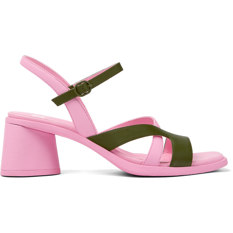 CAMPER Twins - Sandales Pour Femme - Rose,Vert