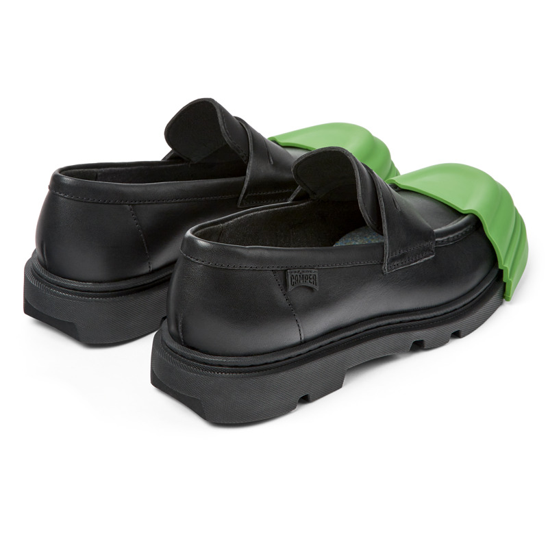 CAMPER Junction - Loafers For Women - Black, Size 40, Smooth Leather