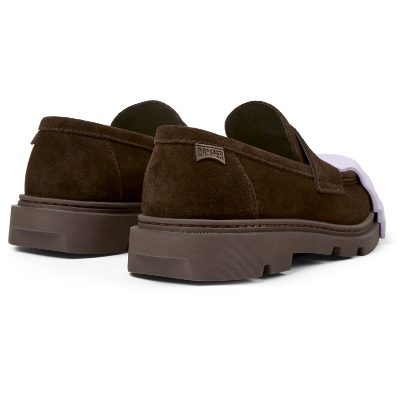 CAMPER Junction - Elegante Schuhe Für Damen - Braun, Größe 38, Veloursleder