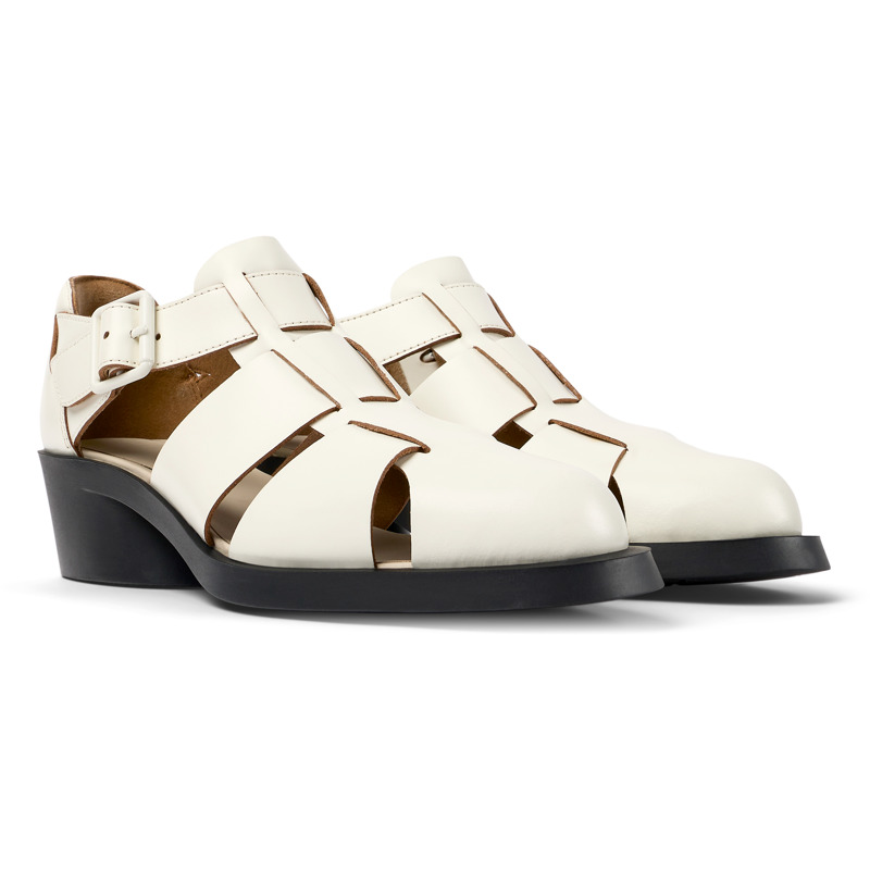 CAMPER Bonnie - Elegante Schuhe Für Damen - Weiß, Größe 38, Glattleder