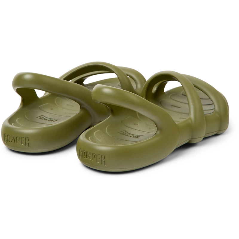 CAMPER Kobarah Flat - Sandals For Women - Green, Size 41, Synthetic